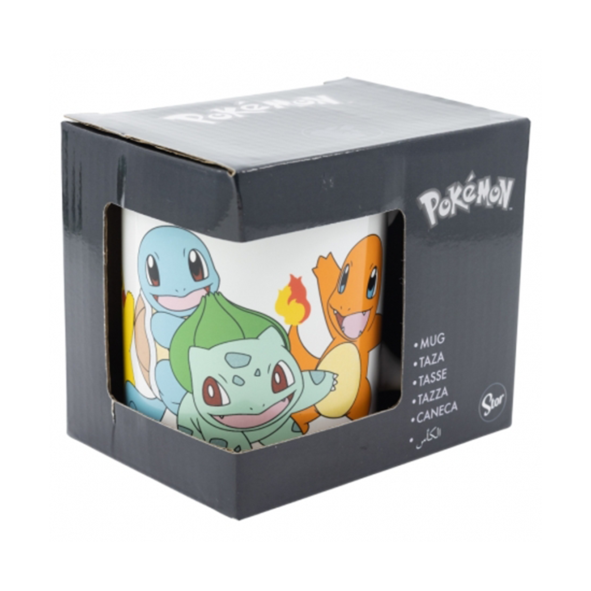Pokémon - Tasse mit Kanto Starter Design 325 ml