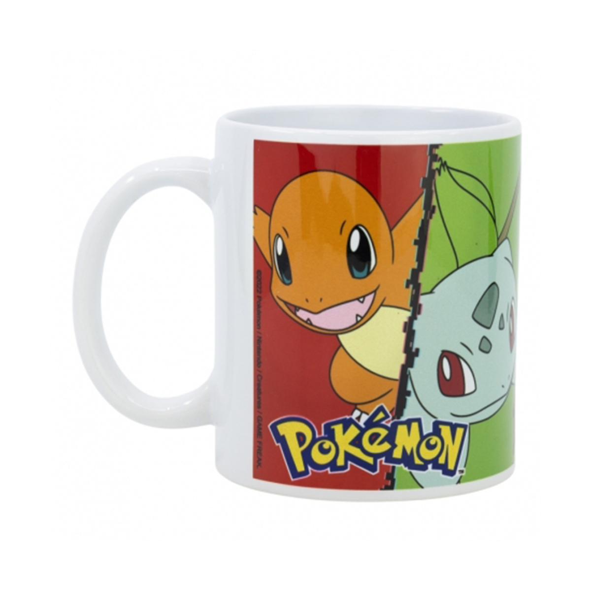Pokémon - Tasse mit Kanto Starter & Pikachu Design 325 ml