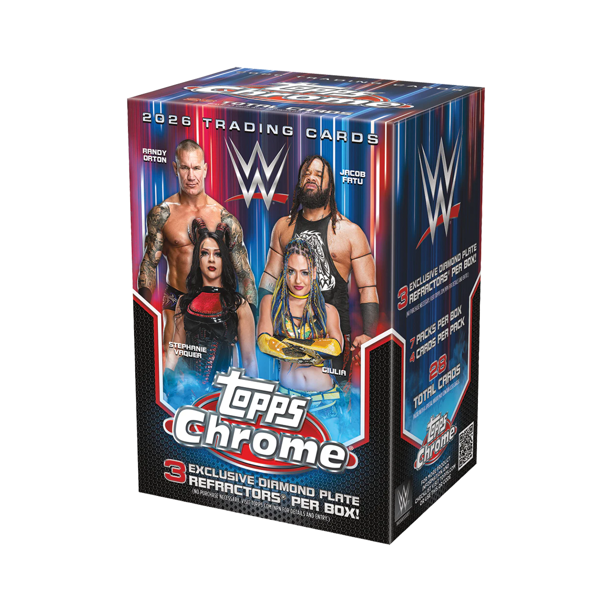 Topps Chrome WWE 2026 Value Box