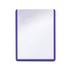 Ultra PRO 3" x 4" Purple Border Toploader 25ct