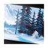 Ultra PRO Bob Ross - Winter Paradise Black Stitched Playmat for Tabletop Gaming