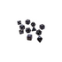 Ultra PRO Eclipse 11 Dice Set: Jet Black