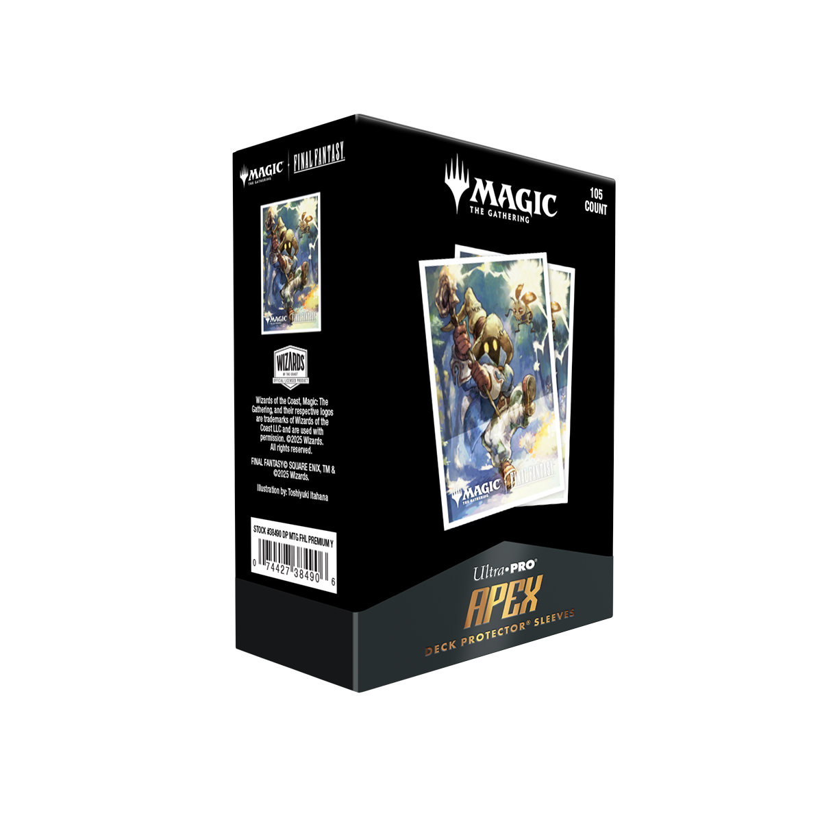 Ultra PRO MAGIC: THE GATHERING®—FINAL FANTASY™ - Q4 105ct APEX™ Deck Protector Sleeves Premium Y