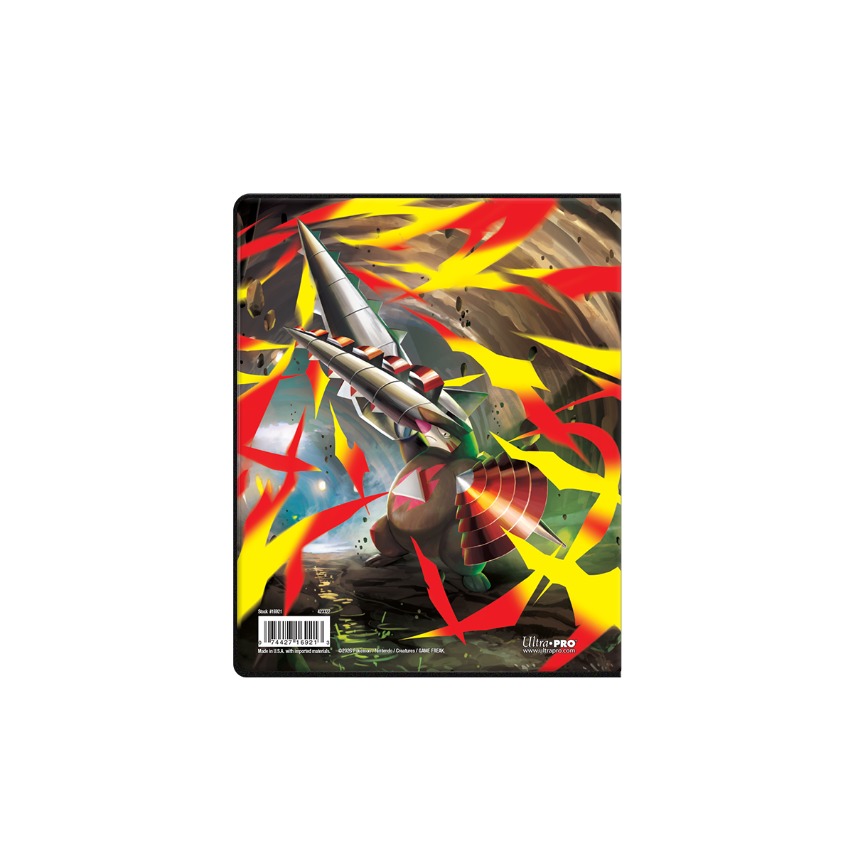 Ultra PRO Mega Evolution - Pitch Black 4-Pocket Portfolio for Pokémon Trading Card Game