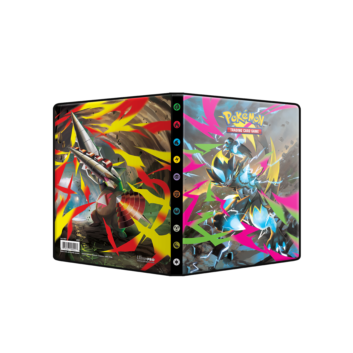 Ultra PRO Mega Evolution - Pitch Black 4-Pocket Portfolio for Pokémon Trading Card Game
