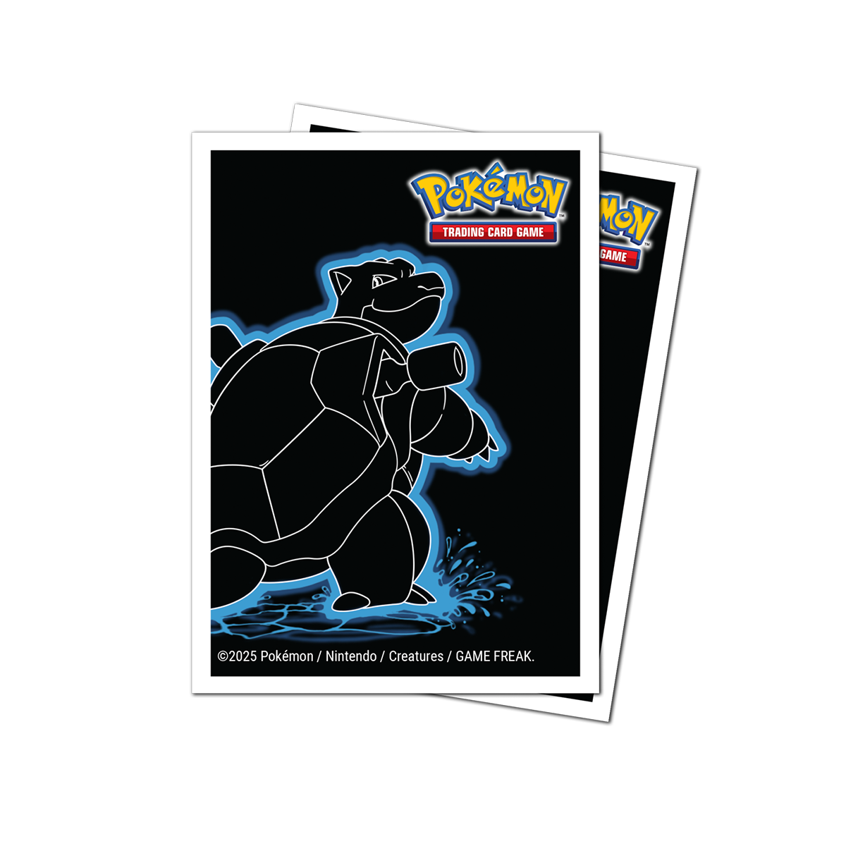 Ultra PRO Neon Kanto 105ct APEX™ Deck Protector Sleeves Blastoise for Pokémon