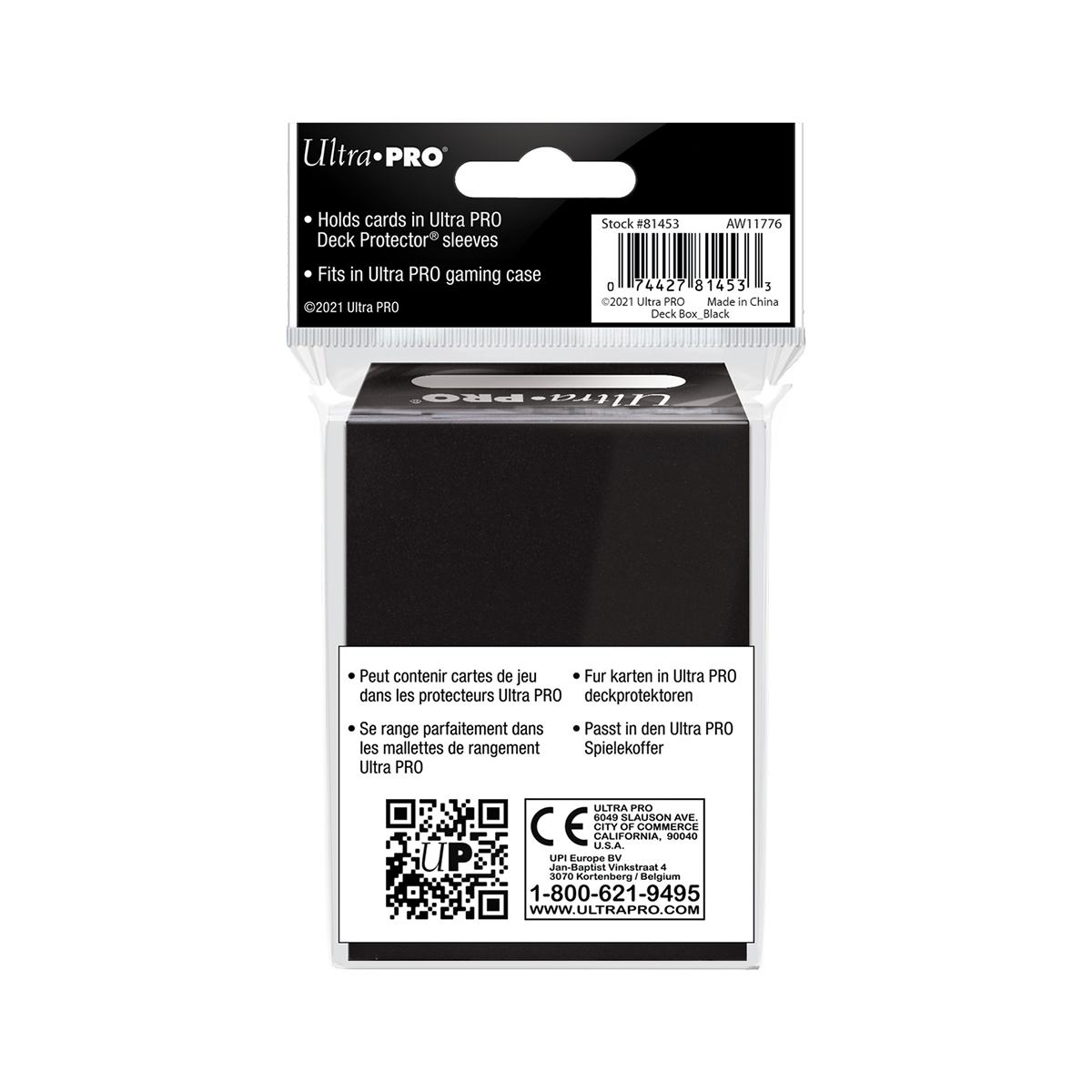 Ultra PRO PRO 80+ Deck Box: Black