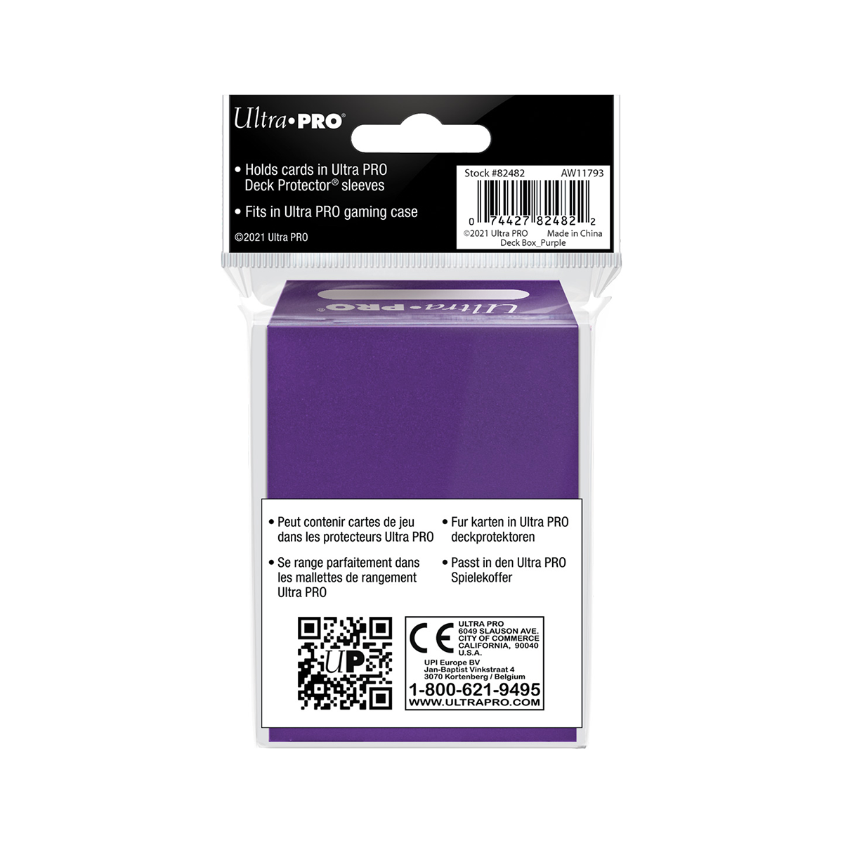 Ultra PRO PRO 80+ Deck Box: Purple