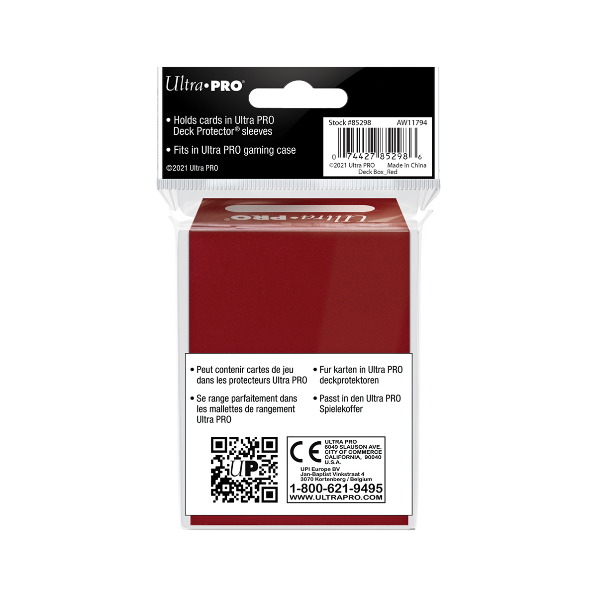 Ultra PRO PRO 80+ Deck Box: Red