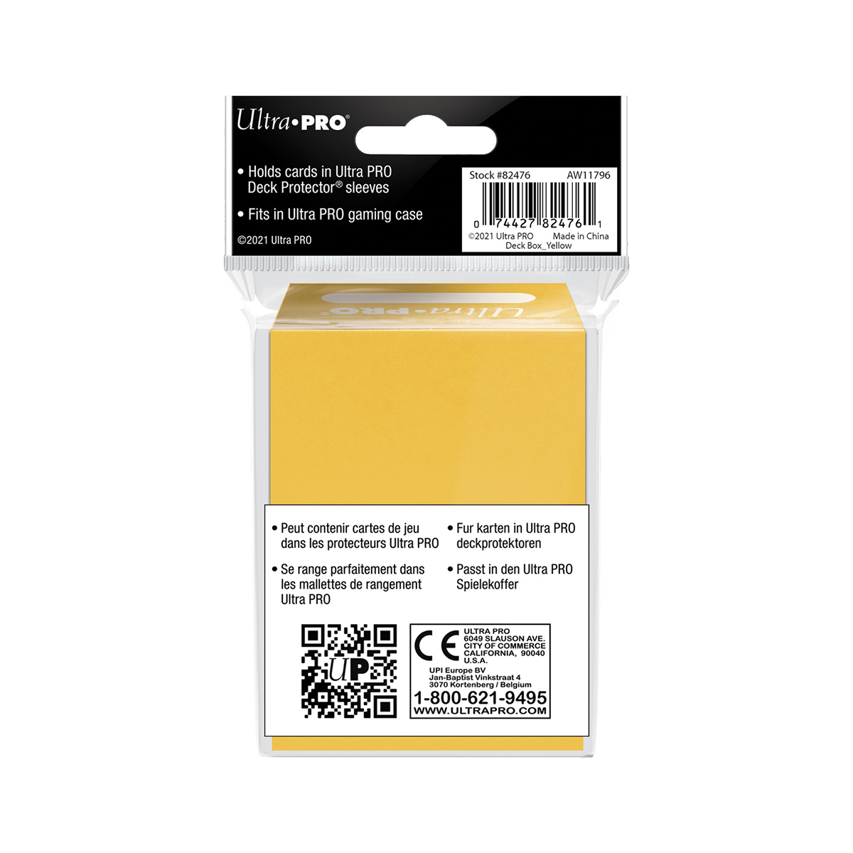 Ultra PRO PRO 80+ Deck Box: Yellow