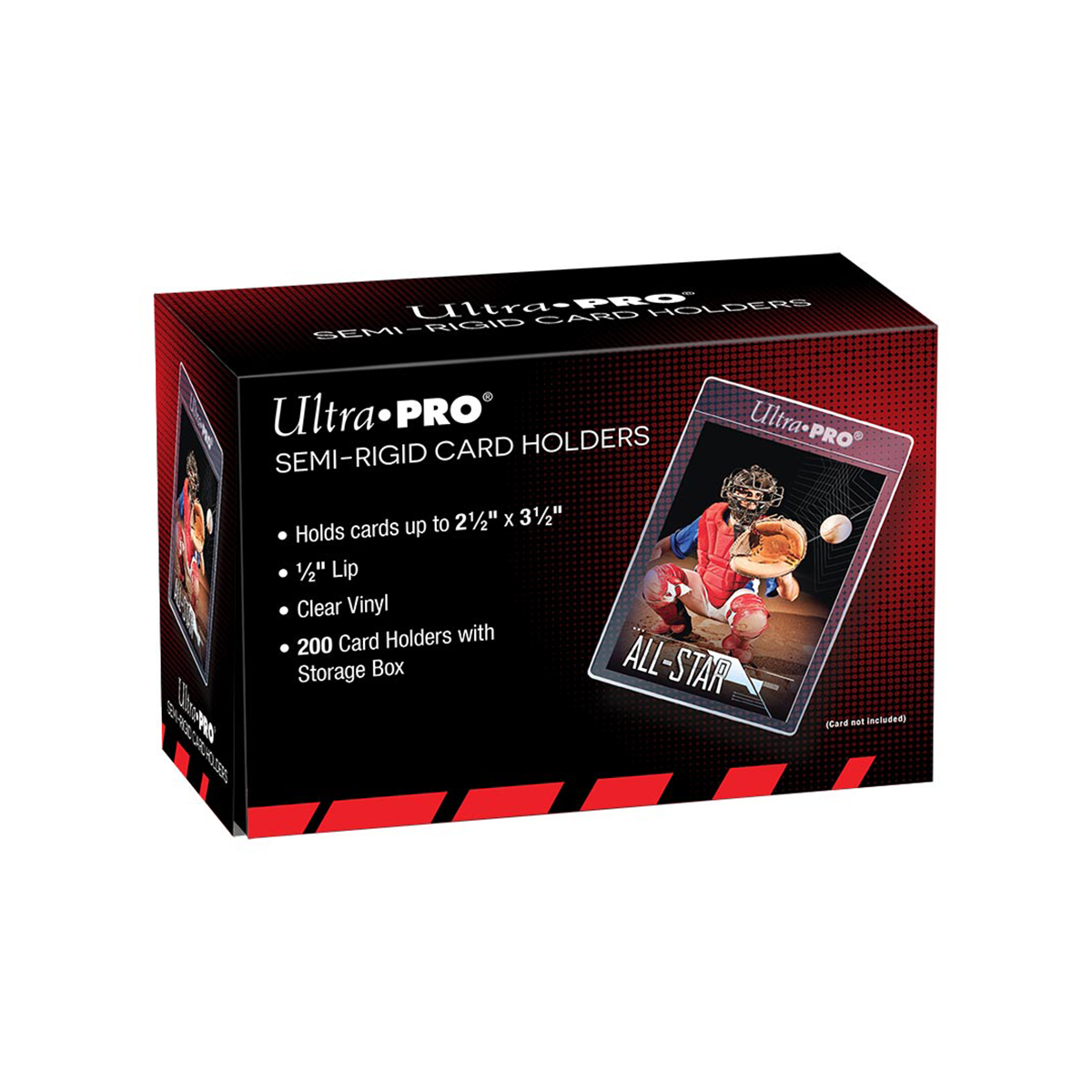 Ultra PRO Semi-Rigid 1/2" Lip Sleeves 200ct