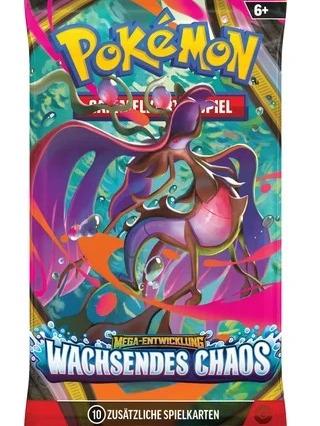 Pokemon TCG: Mega-Entwicklung - ME04 Wachsendes Chaos Booster (DE)